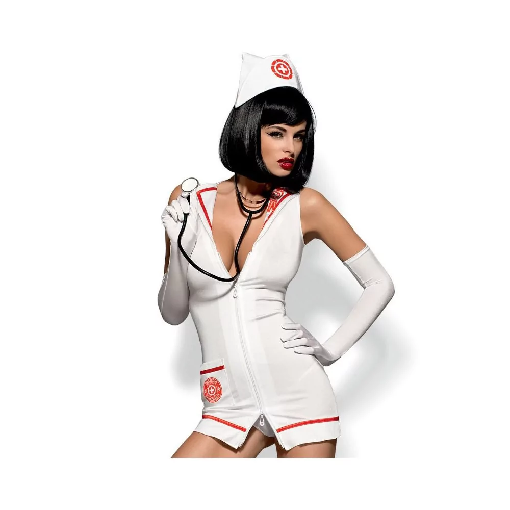 OBSESSIVE EMERGENCY DRESS WITH STEHOSCOPE S/M