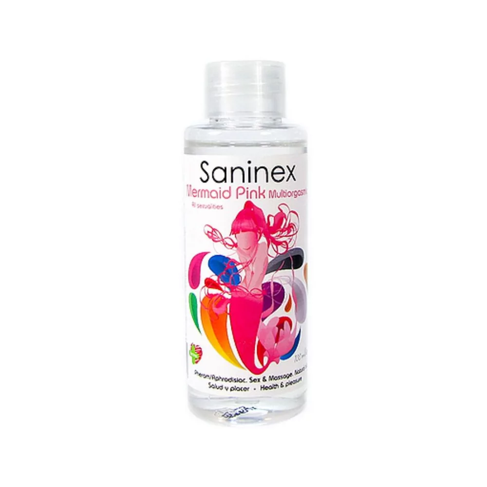 SANINEX PINK MERMAID MASSAGE OIL 100 ML