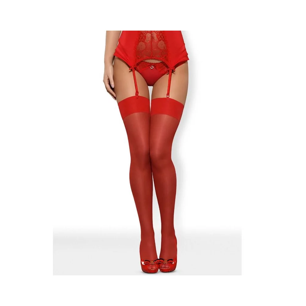 OBSESSIVE STOCKINGS S800 - RED - S/M