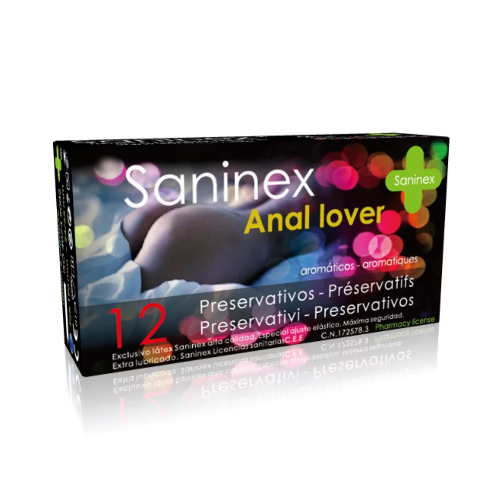 SANINEX ANAL LOVER AROMIC CONDOMS 12 UNITS