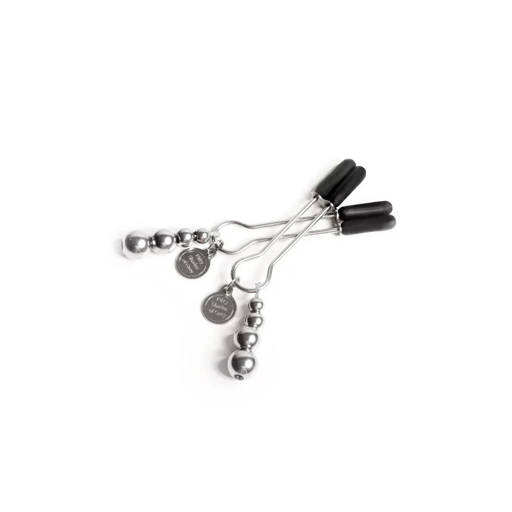 FIFTY SHADES OF GREY - ADJUSTABLE NIPPLE CLAMPS