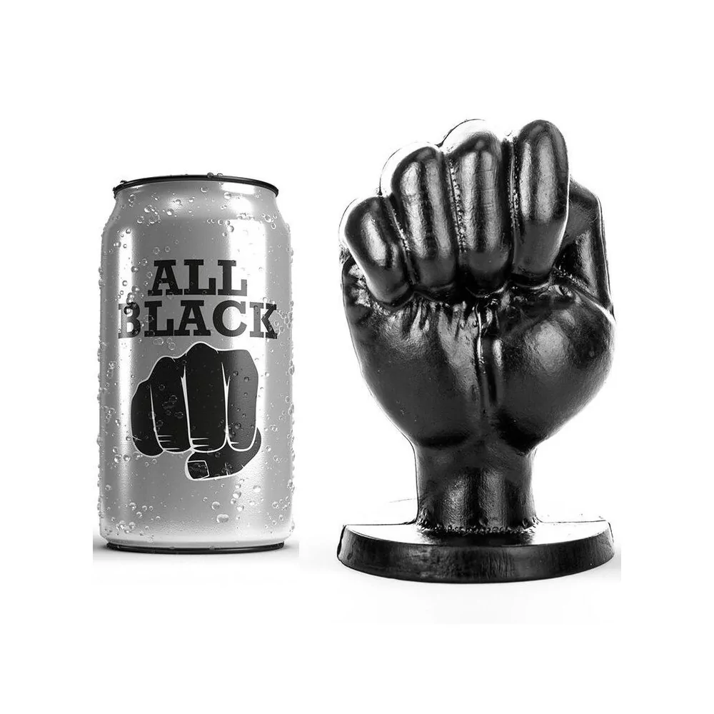 ALL BLACK FIST 13CM  ANAL - ALL BLACK
