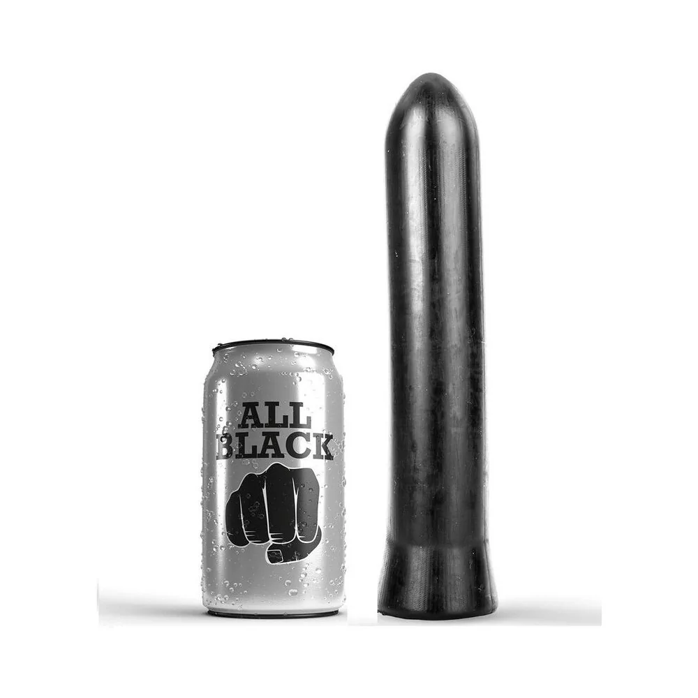 ALL BLACK DILDO 22 CM - ALL BLACK