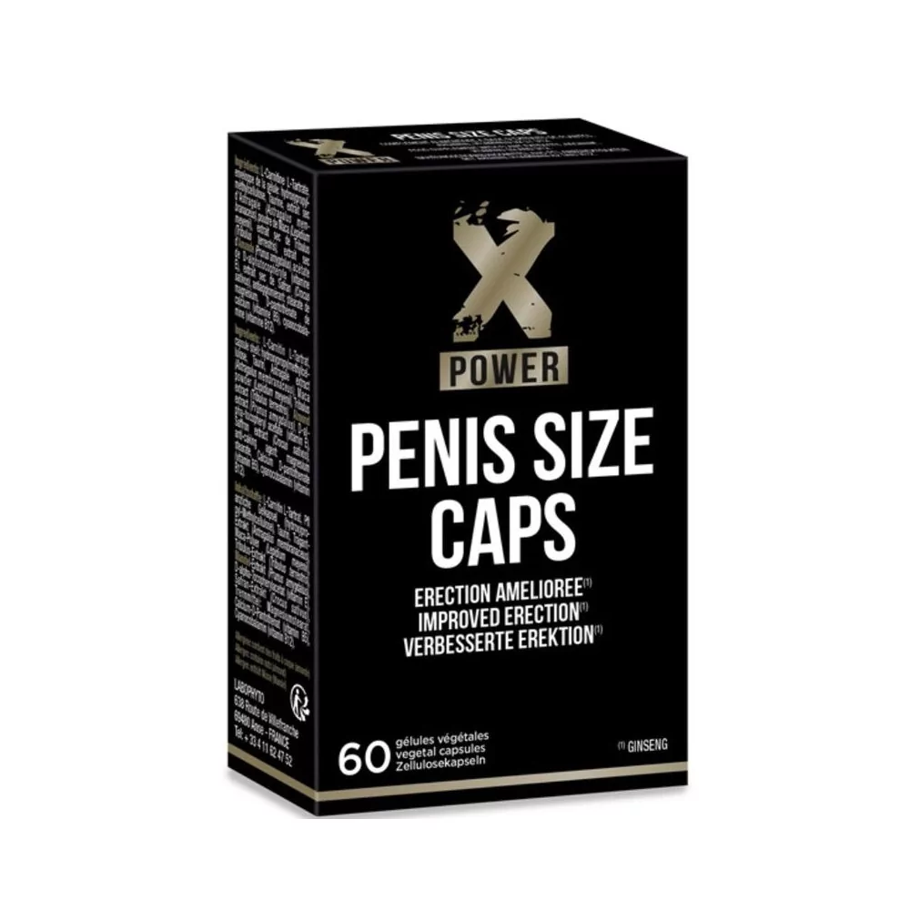 XPOWER PENIS SIZE CAPS FOR IMPROVED ERECTIONS 60 CAP