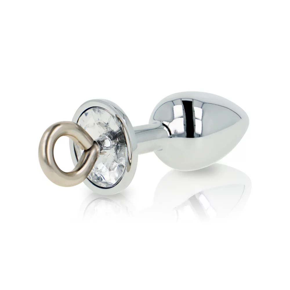 OHMAMA FETISH METAL BUTT PLUG WITH RING