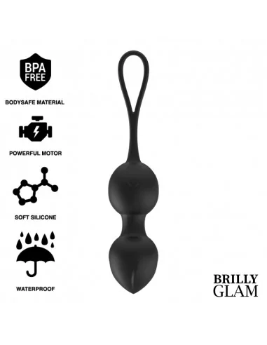 BRILLY GLAM VIBRATING KEGEL BEADS CONTROL REMOTO - BRILLY GLAM