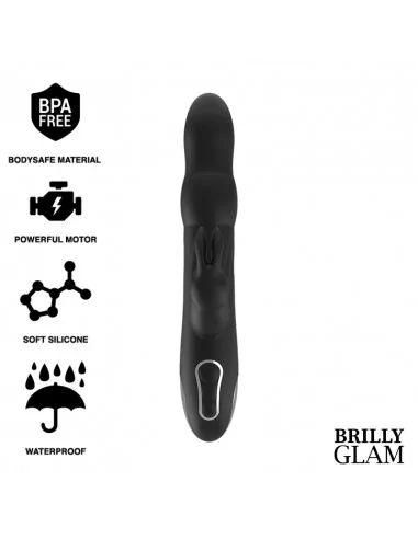 BRILLY GLAM MOEBIUS RABBIT VIBRATOR & ROTATOR COMPATIBLE CON WATCHME WIRELESS TECHNOLOGY-BRILLY GLAM