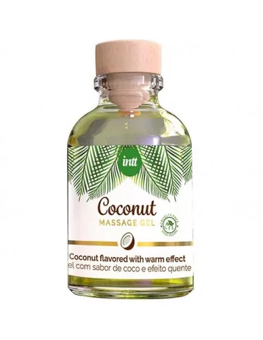 INTT - VEGAN MASSAGE GEL WITH COCONUT FLAVOR AND HEATING EFFECT