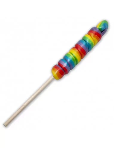 PRIDE - LOLLIPOP CONE SMALL WITH THE LGBT FLAG FOR CHULO, CHULO MY PIRULO /en/pt/pt/en/fr/it/