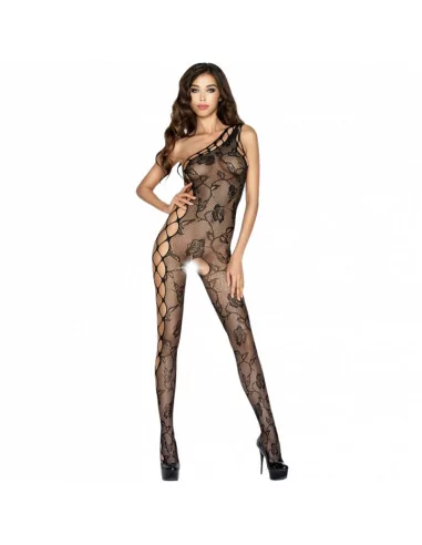 PASSION WOMAN BS036 BODYSTOCKING BLACK ONE SIZE
