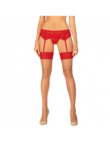 OBSESSIVE - INGRIDIA STOCKINGS RED XS/S