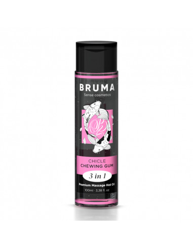 BRUMA - PREMIUM MASSAGE HOT OIL CHEWING GUM 3 IN 1