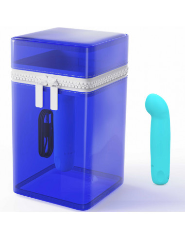 B SWISH - BCUTE CURVE INFINITE CLASSIC LIMITED EDITION SILICONE RECHARGEABLE VIBRATOR ELECTRIC BLUE